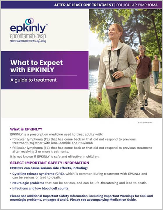 Download the EPKINLY® What to Expect Guide for 2L FL.